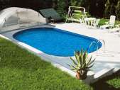 Морозоустойчивый бассейн Ibiza овальный глубина 1,5 м размер 6,0х3,2 м